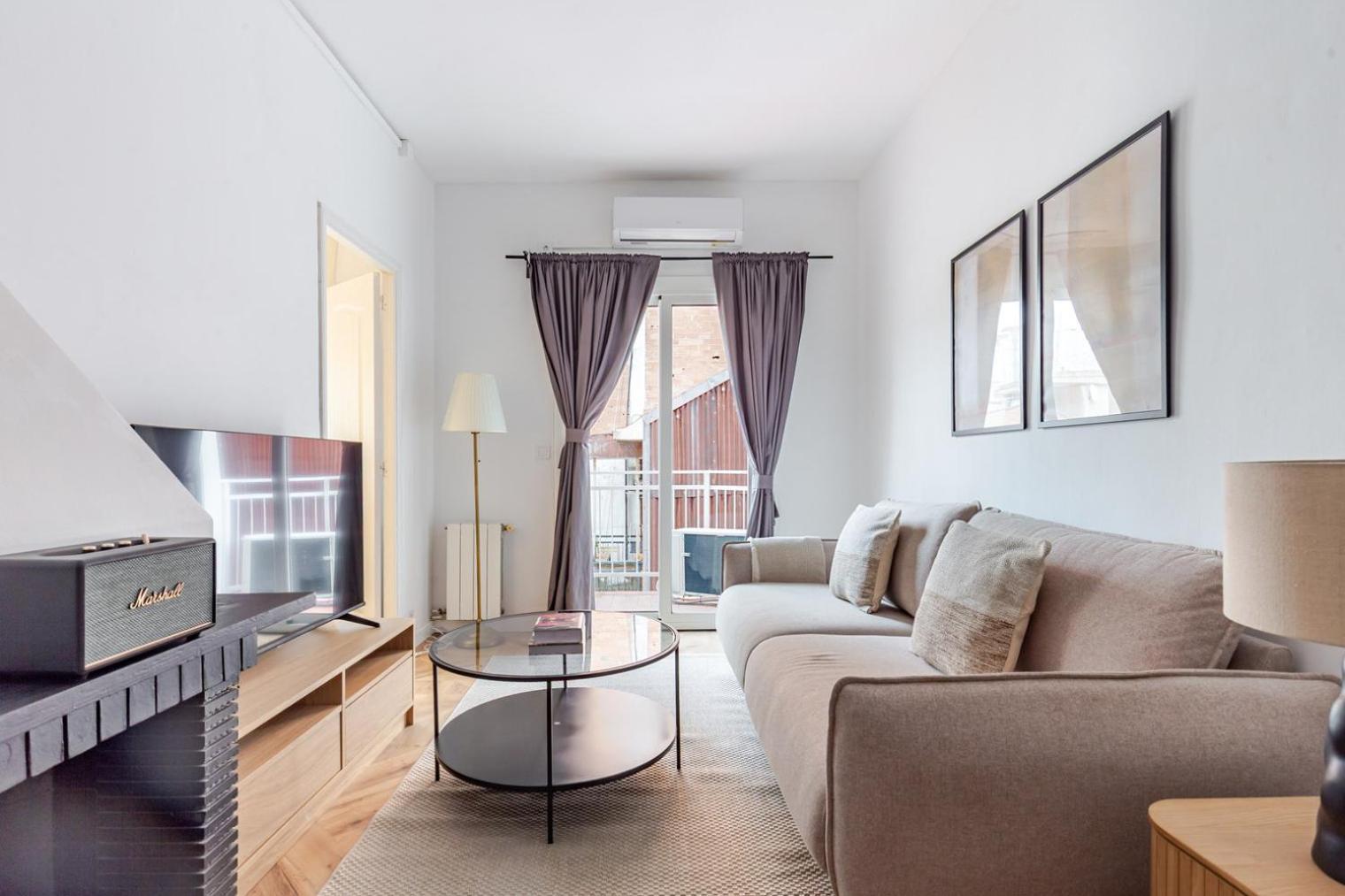 Apartamento Blueground Sant Gervasi Ac Balcony Nr Market Bcn-181 *